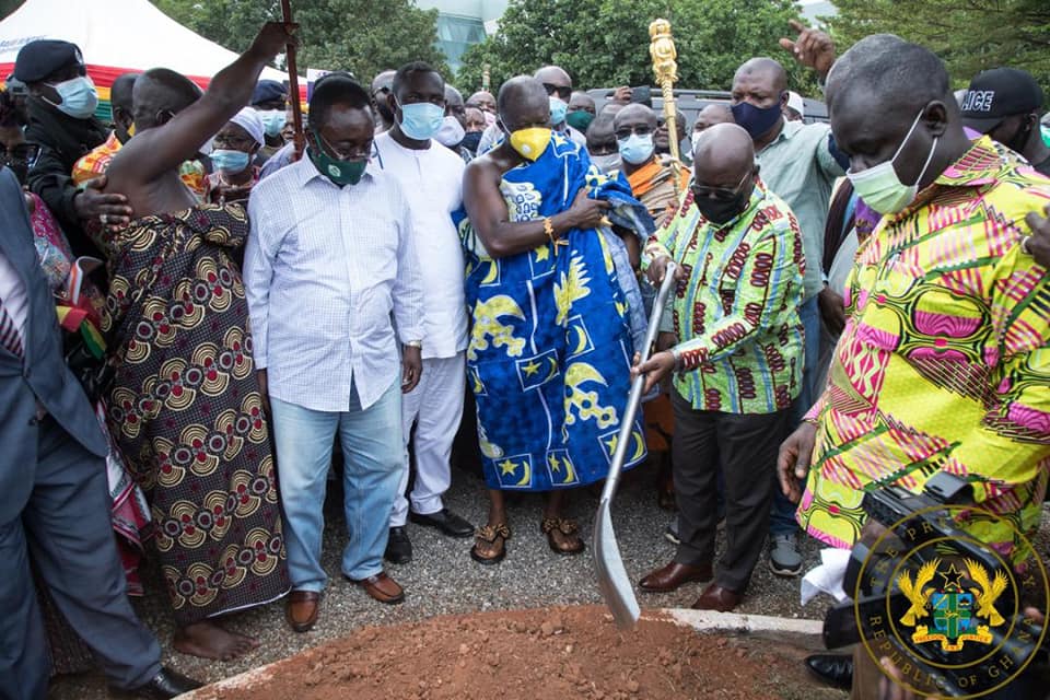 Akufo-Addo Cuts Sod For Us$330 Million Boankra Inland Port