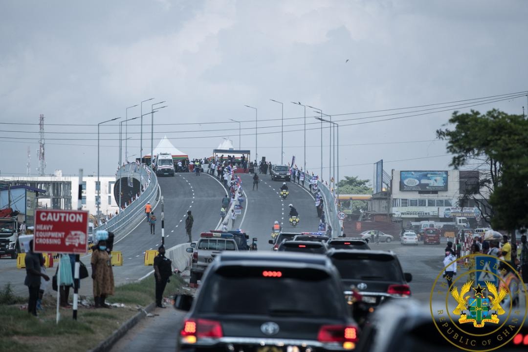 Akufo-Addo Commissions Phase 1 of Obetsebi Lamptey Interchange