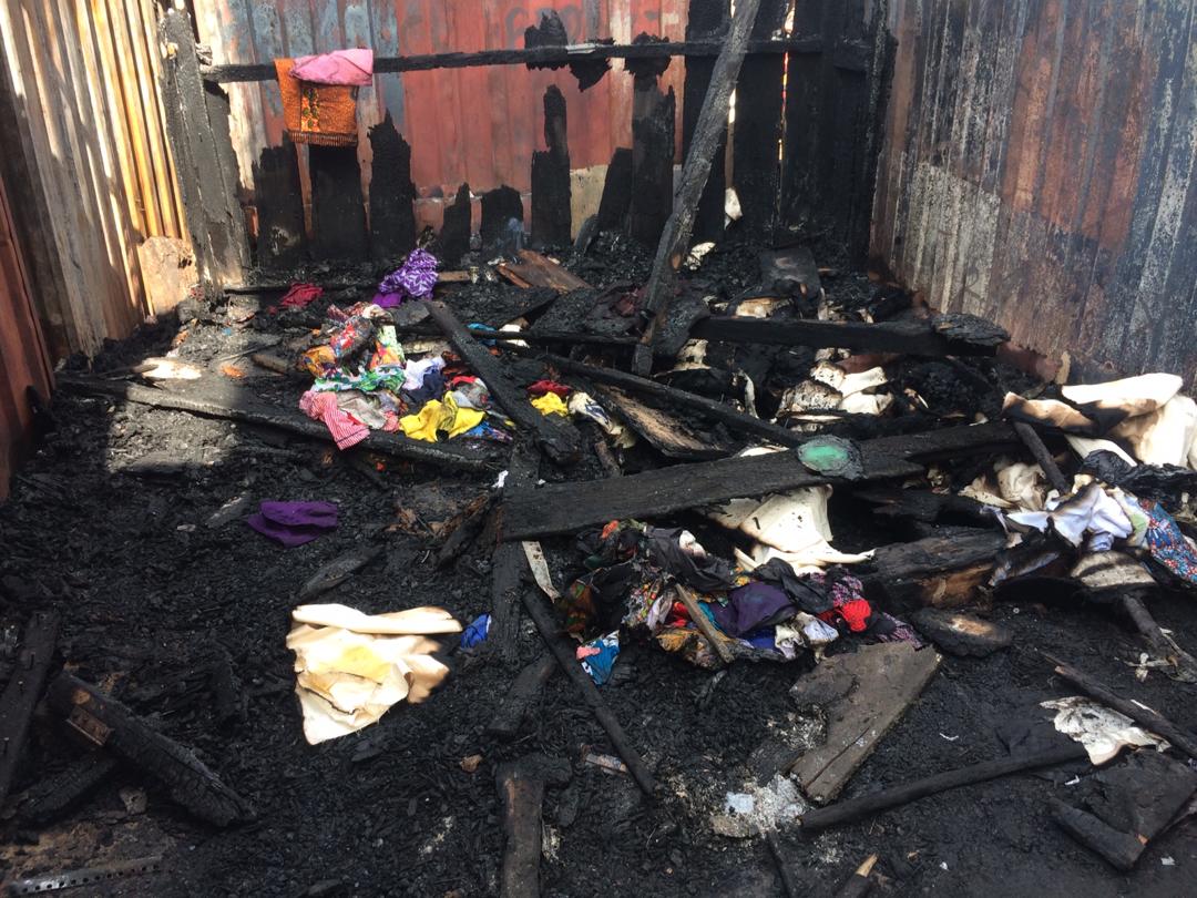 Fire Guts Shops in Nkawkaw