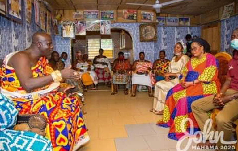 Lordina Mahama Takes NDC Campaign To Bono East Region