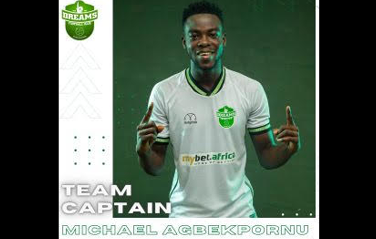 Former Ghana U-23 Star Michael Agbepkornu Named Captain Of Dreams FC