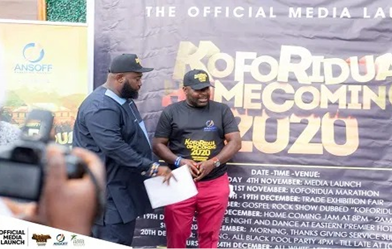 Okyere Baafi Launches Koforidua Homecoming