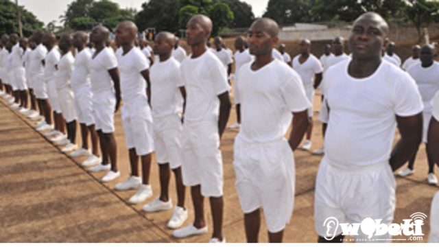 New Police Recruits Arrive at Koforidua Police Training School to Undergo Training