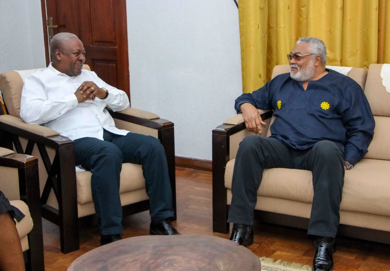 Mahama Chairs Emergency Political Committee over Death of Rawlings