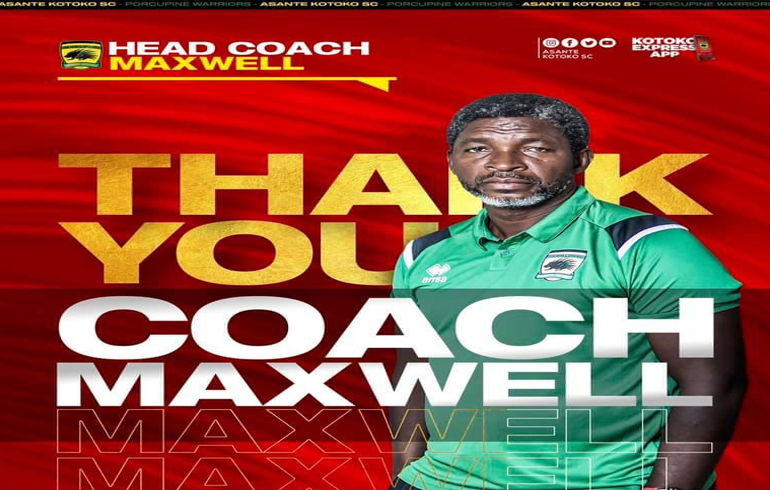 Asante Kotoko part ways with coach Maxwell Konadu