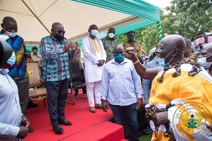 Akufo-Addo's Victory a Birthday Present To Okyenhene, as Kyebi Residents Jubilate