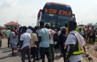 VIP Bus Crushes Motorbike Rider to Death at Nsawam