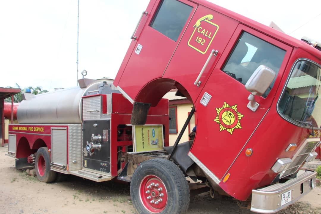 Koforidua: Fire Service Appeals for Help to Repair 2-yr-old Broken Down Fire Tender