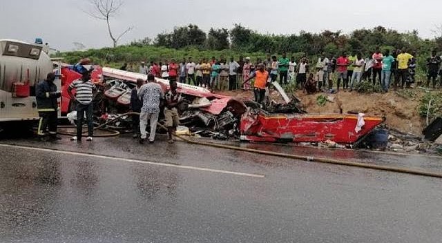 One Dead Following Accident Involving Fuel Tanker at Nkawkaw