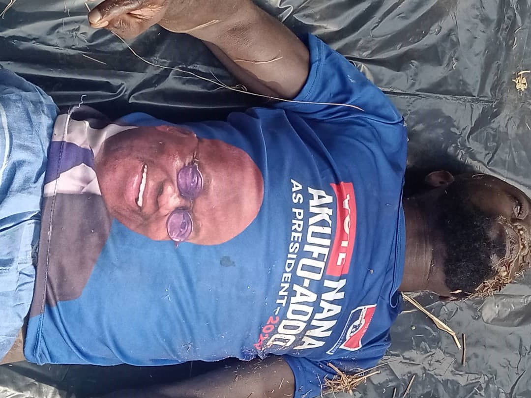 E/R: Man Wearing Akufo-Addo Campaign T-Shirt Found Dead in Anyinam