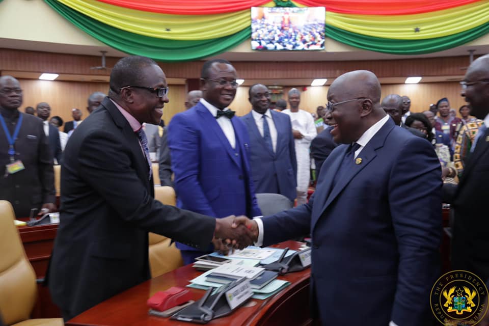 Read Akufo-Addo Congratulatory Message to A. S. K. Bagbin