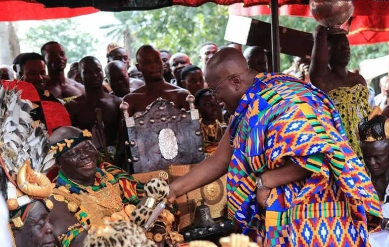 Prez Akufo- Addo Shows Gratitude To Otomfuor And Ashanti’s