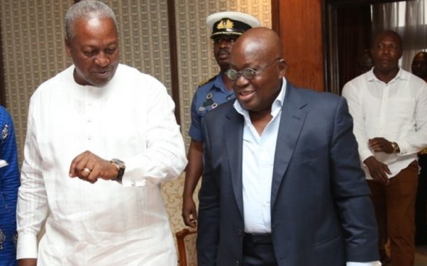 Jubilee House: Akufo-Addo Invites Mahama To Initiate The Transition Process