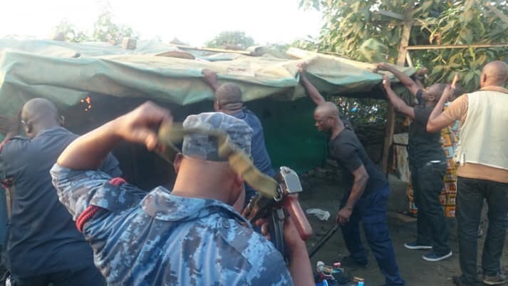 Akyem Tafo: Police Raid Two Wee Ghettos, 7 Arrested