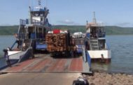E/R: Rescue Ferry Arrives at Afram Plains to Pull to Onshore Stuck Pontoon