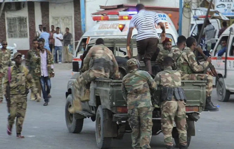 Somalia Al-Shabab Militants Attack Afrik Hotel In Mogadishu