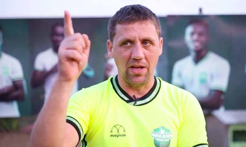 Striker Joseph Esso Waxes Lyrical About Dreams FC Coach Vladislav Viric