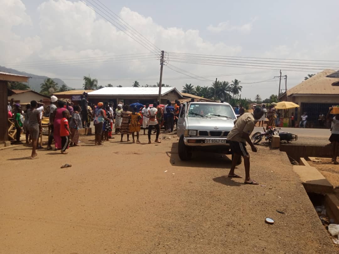 E/R: Two in Critical Condition after Motorbike Rammed into Vehicle at Akyem Bosuso