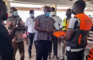 NADMO Presents 100 Pieces of Life Jackets to VLTC and Boat Owners