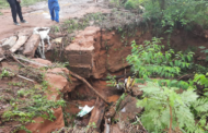 Flash Flood Washes Away Bridge On Akosombo To Tortibo Road, Residents Stranded
