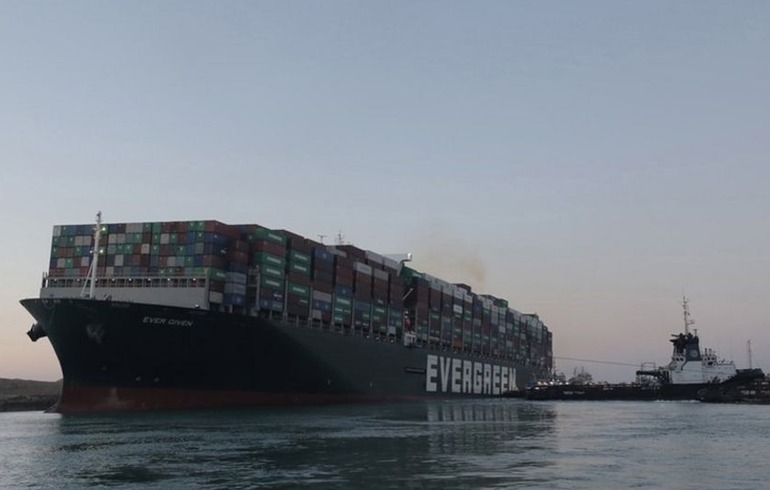 Suez Canal: Ever Given Container Ship Shifted From Shoreline