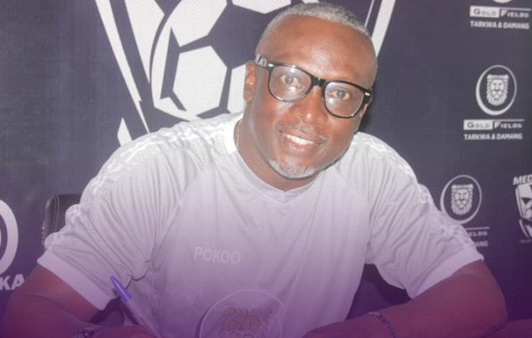 CAF CC:Nsoatreman FC coach Yaw Preko Defiant Ahead Of Return Leg Against CS Constantine