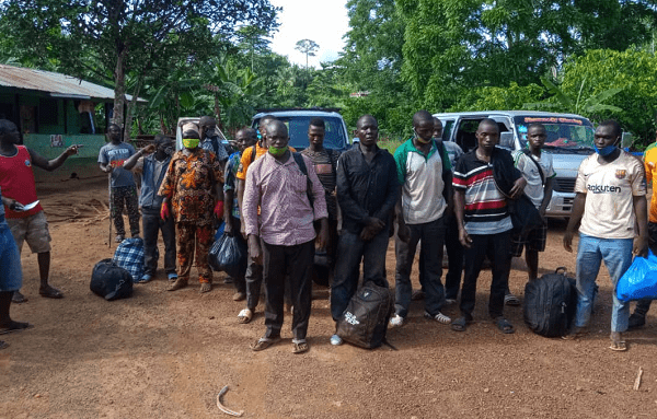 54 Nigeriens Arrestted  for Entering Ghana Illegally