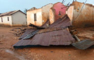 Asene Manso-Akroso District Suffers Rainstorm Disaster, Many Houses Ripped off