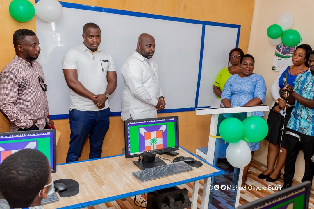 New Juaben South MP Commissions Refurbished ICT Lab at RIIS Presby School