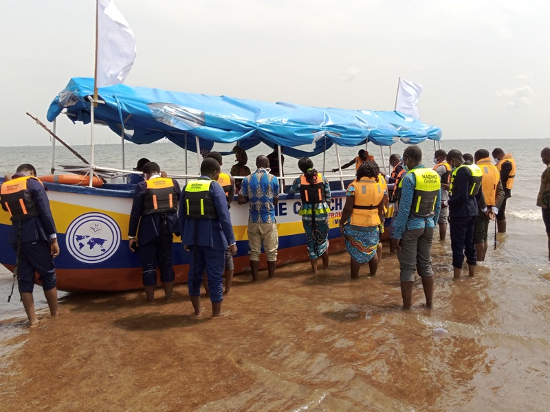 Church Of Pentecost Procures Fibre Boat Worth Ghc102,034 To Afram Plains