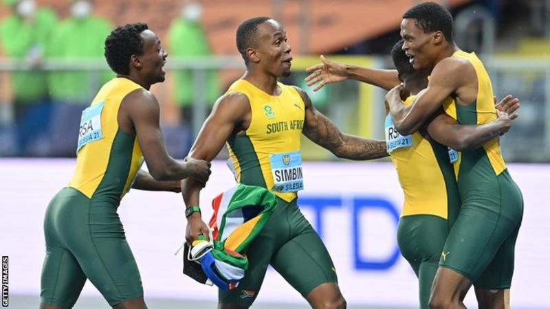 South Africa's Relay Team Not Getting Carried Away Ahead Of Olympics after Win