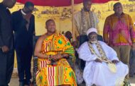 Okuapehene Welcomes Chief Imam with Colorful Traditional Durbar