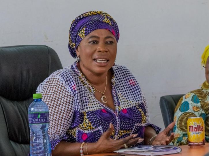 NPP Women Organizers Commiserate With Kate Gyamfua Over Burning of Mining Equipment