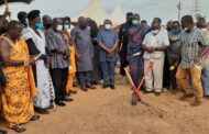 E/R Minister Cuts Sod for Construction of Lockable Market Sheds
