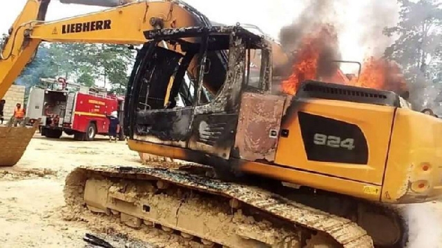 OccupyGhana, Small-Scale Miners Kick Against Burning of Seized Excavators