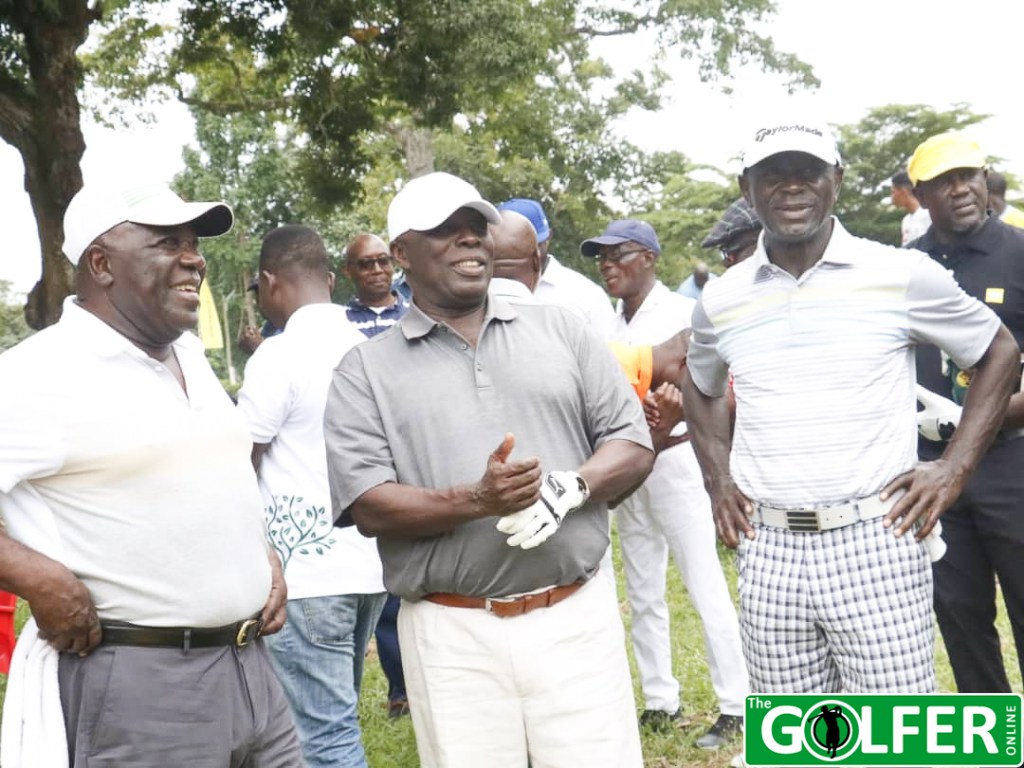 Okyenhene, Sam Jonah, British High Commissioner Play Golf at Akyem Tafo