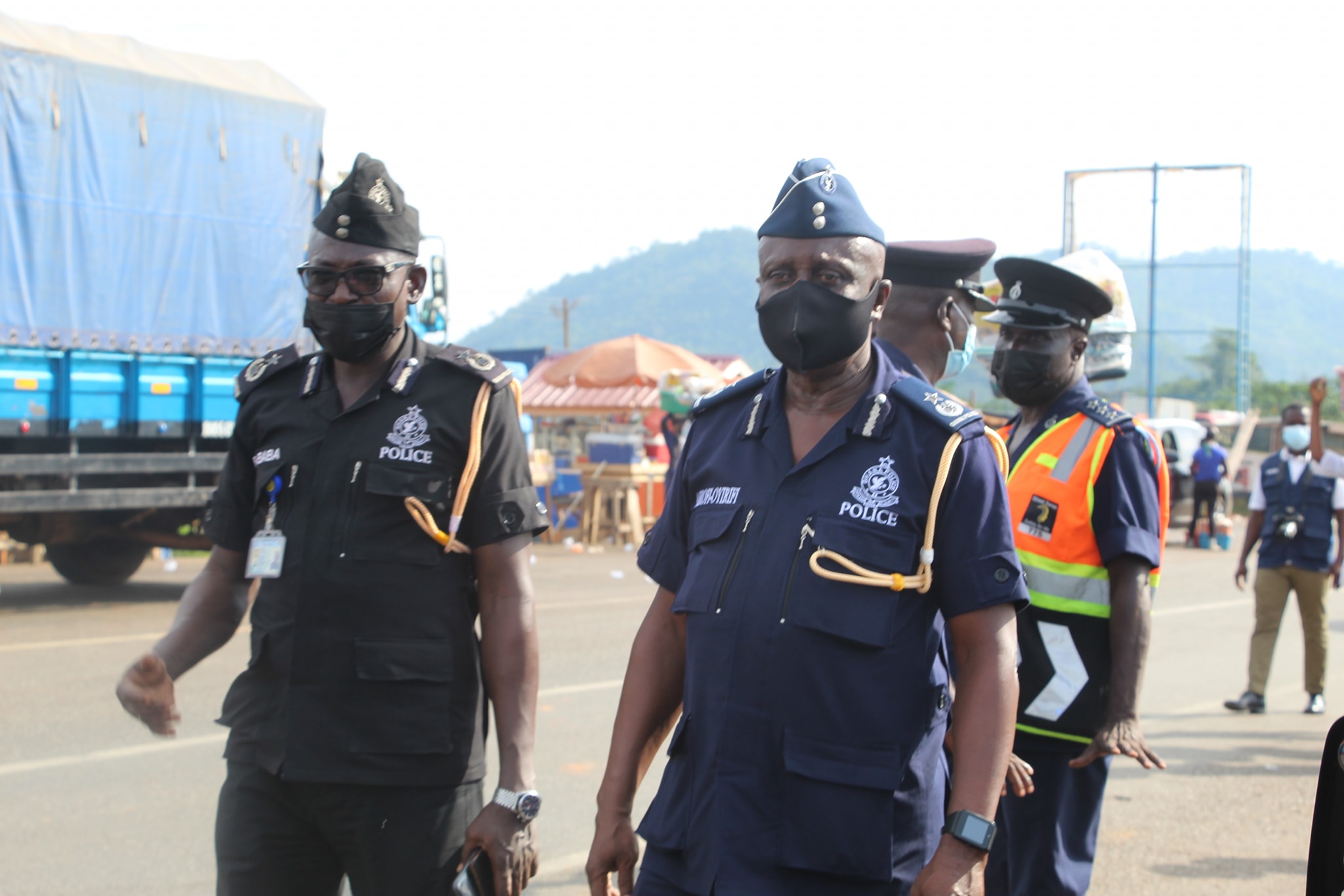 DG of MTTD Assesses Nsutem to Nkawkaw Stretch of Accra Kumasi Highway over Recent Gridlock