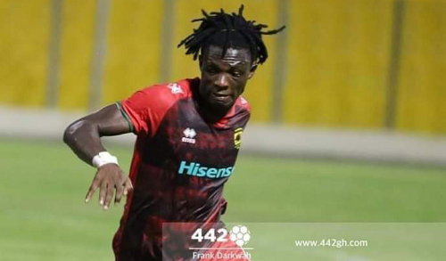 Asante Kotoko Forward Evans Adomako Opens Up On His Performance against Inter Allies