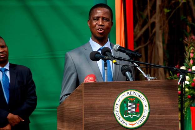 Zambia President Assures Public after Collapse