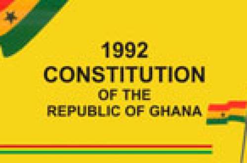 Amend the 1992 Constitution Now