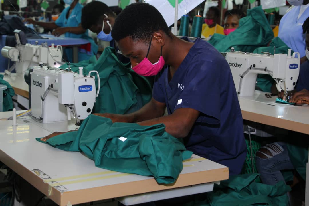 Minister Rallies Support for Thriving Apparel Company in Koforidua Exporting Medical Scrubs