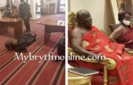 Man Lies Prostrate Before Okyenhene for Clemency