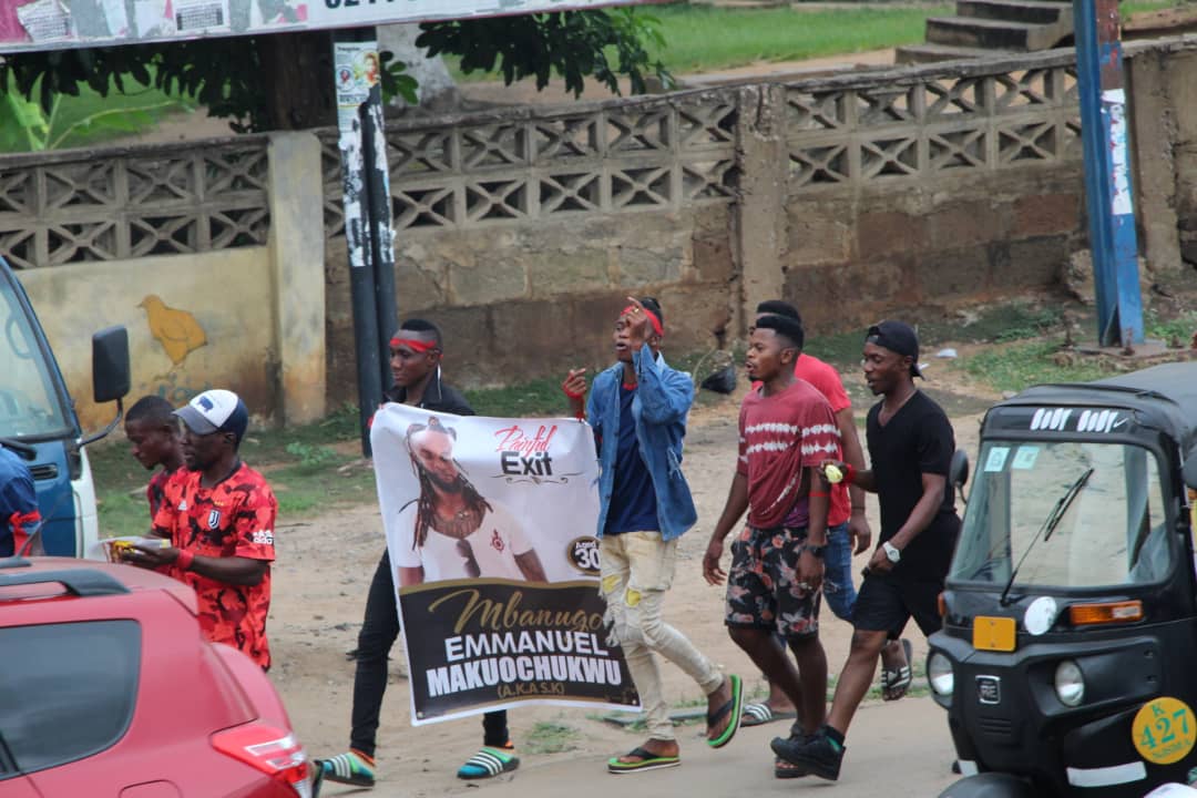 Nigerians in Koforidua Hit Street over Death of Their Colleague