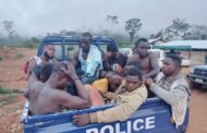 Taskforce Destroys 200 Tents, Mining Equipment, Arrest 22 Illegal Miners in Forest in Bekwai