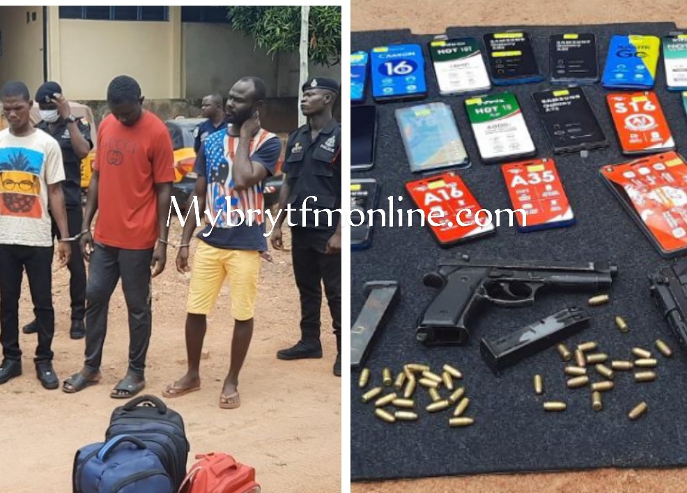 Robbers Who Stole 60 Phones, 4 Flat-Screen TV Sets at Akuapem - Mamfe Arrested