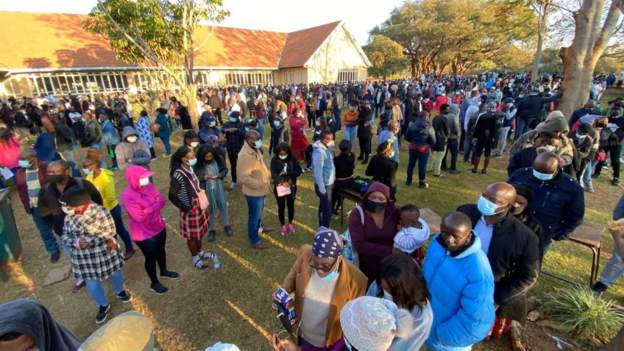 Long Queues as Zambians Vote in General Election