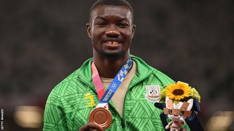 Tokyo Olympics: History for Burkina Faso's Hugues Fabrice Zango and an Olympic Record for Kipsang