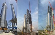 Biggest Ever Rocket Is Assembled Briefly In Texas