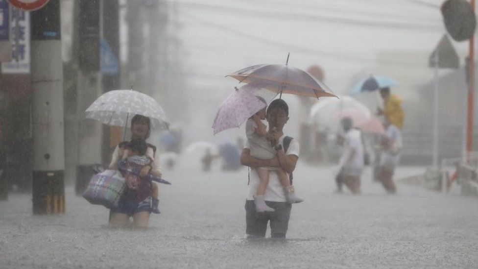 Japan Rain: More Than A Million Residents Told To Seek Shelter