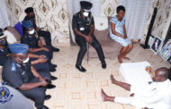 Ag. IGP and Entourage Visit Injured Police Officers In Bono Region